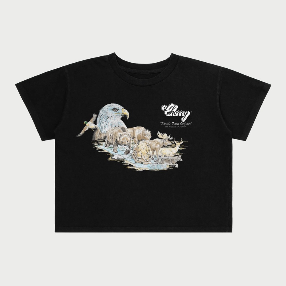 Cherry LA Boxy Women’s Crop Baby T-Shirt